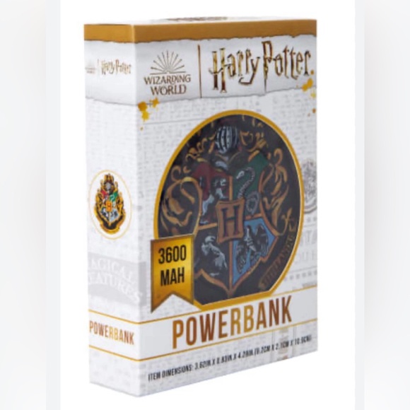 NWT! Harry Potter Power Bank. Hogwarts Crest. In original unopened box. - Picture 3 of 10
